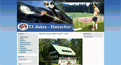 Desktop Screenshot of jiskra-harrachov.cz